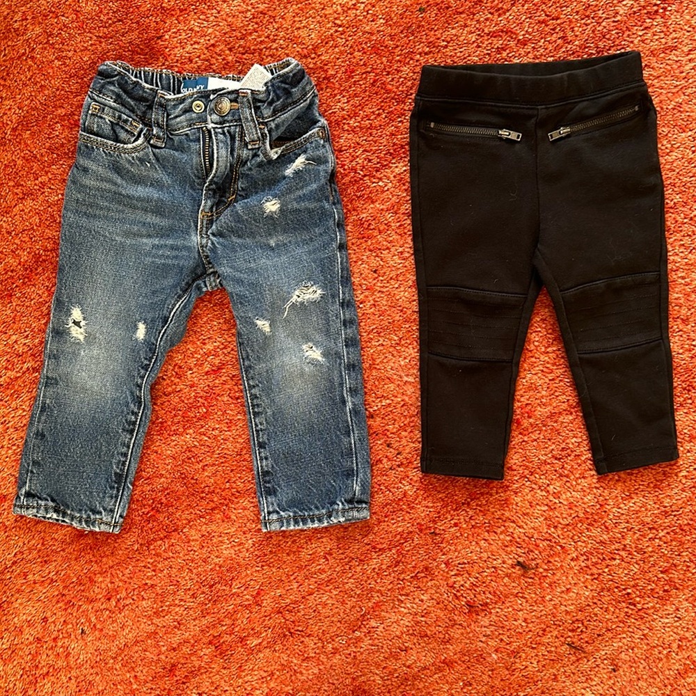 2 pairs of 12-18 mo pants